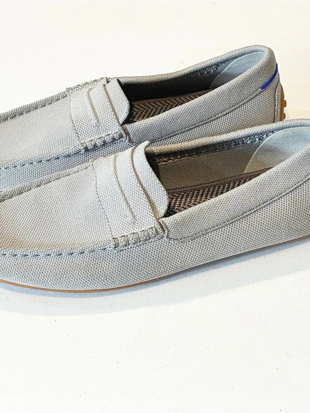 ROTHY'S The Driving Loafer Falcon Gray Knit 10.5